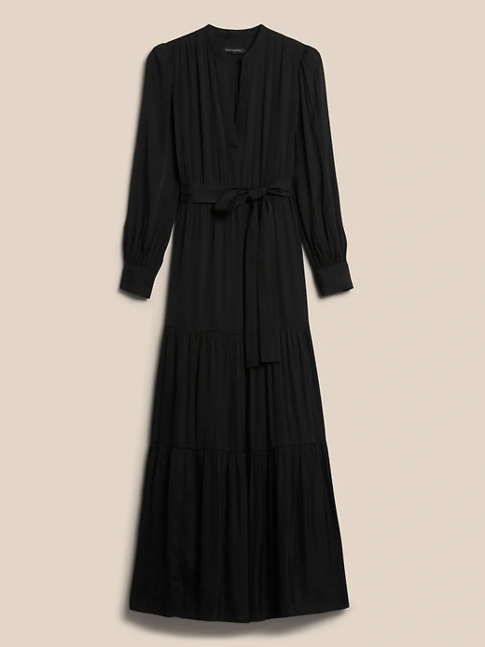 Banana Republic Black Long Sleeve Dress - Picture 1 of 6
